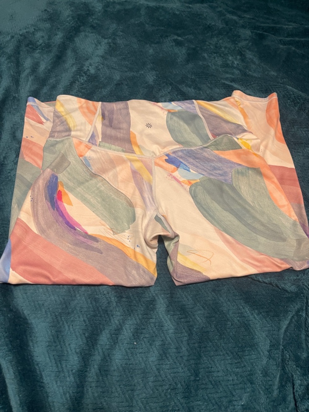Athleta Women’s Pastel Swirl Print Leggings - Picture 10 of 10